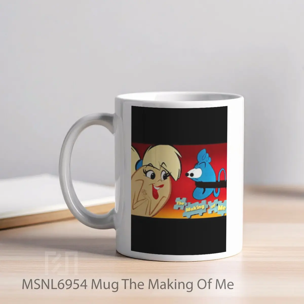 Mug The Making Of Me Gelas Keramik Tema Film MSNL6954 - Tampak Kiri