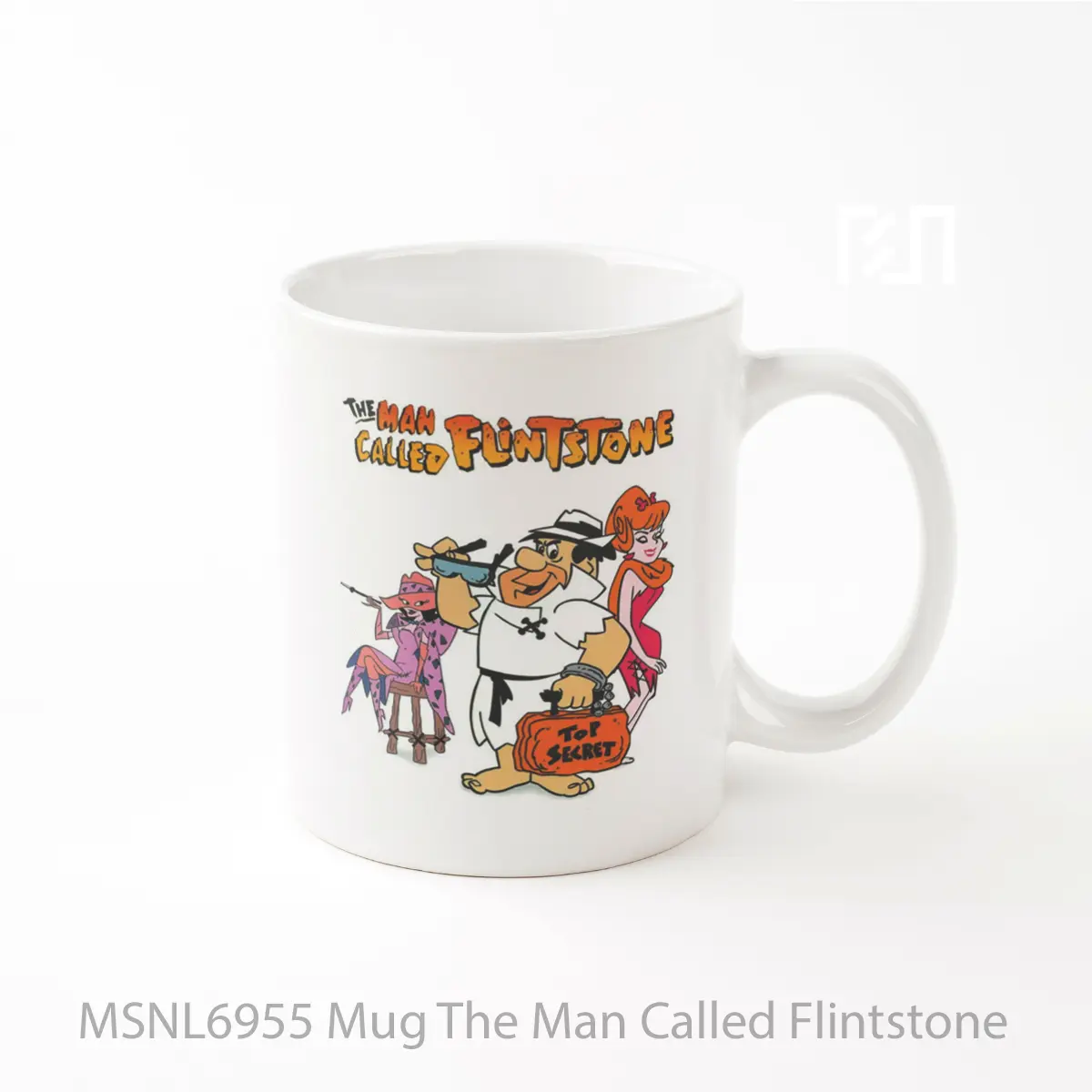 Mug The Man Called Flintstone Gelas Keramik Tema Film MSNL6955