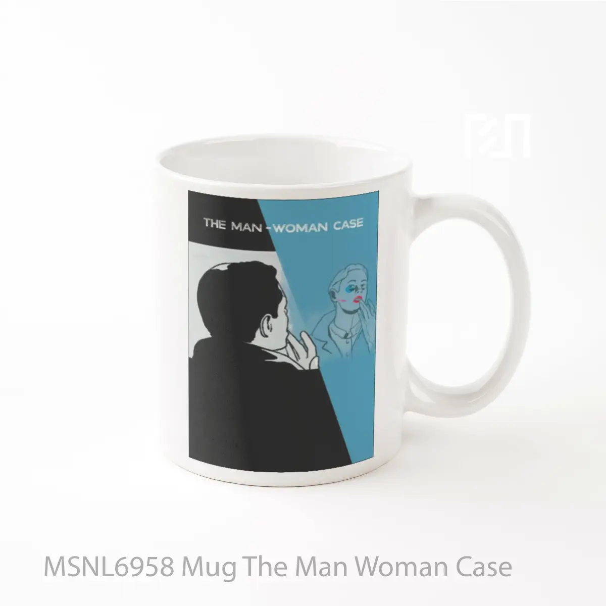 Mug The Man Woman Case Gelas Keramik Tema Film MSNL6958