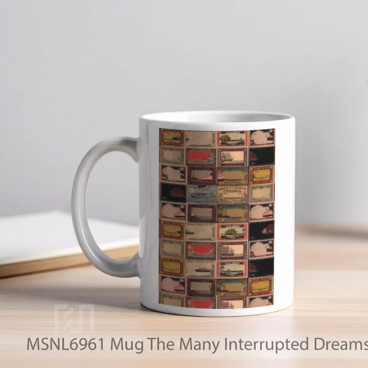 Mug The Many Interrupted Dreams Of Mr Hemmady Gelas Keramik Tema Film MSNL6961 - Tampak Kiri