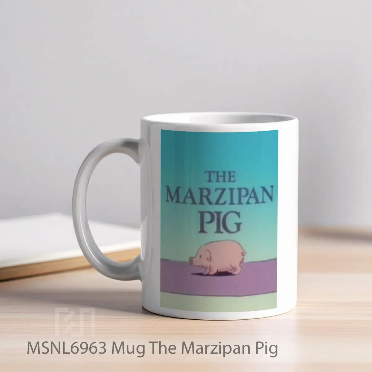 Mug The Marzipan Pig Gelas Keramik Tema Film MSNL6963 - Tampak Kiri