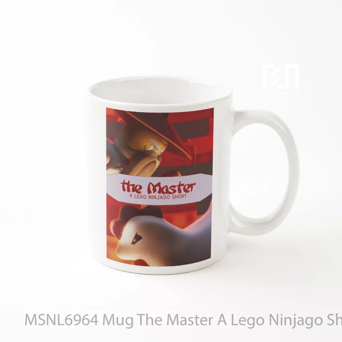 Mug The Master A Lego Ninjago Short Gelas Keramik Tema Film MSNL6964