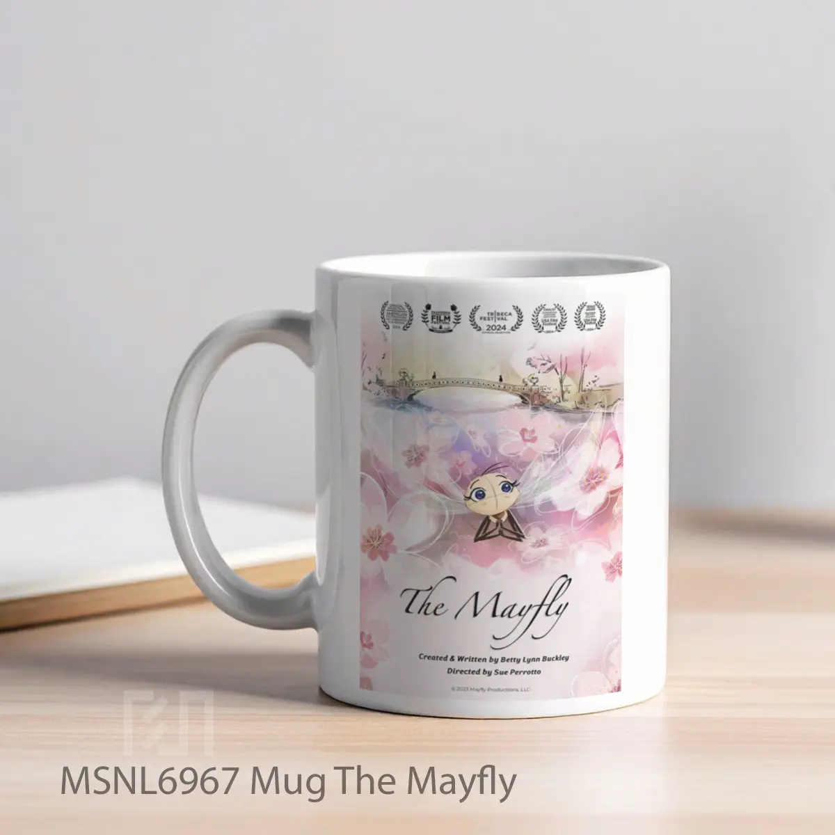 Mug The Mayfly Gelas Keramik Tema Film MSNL6967 - Tampak Kiri