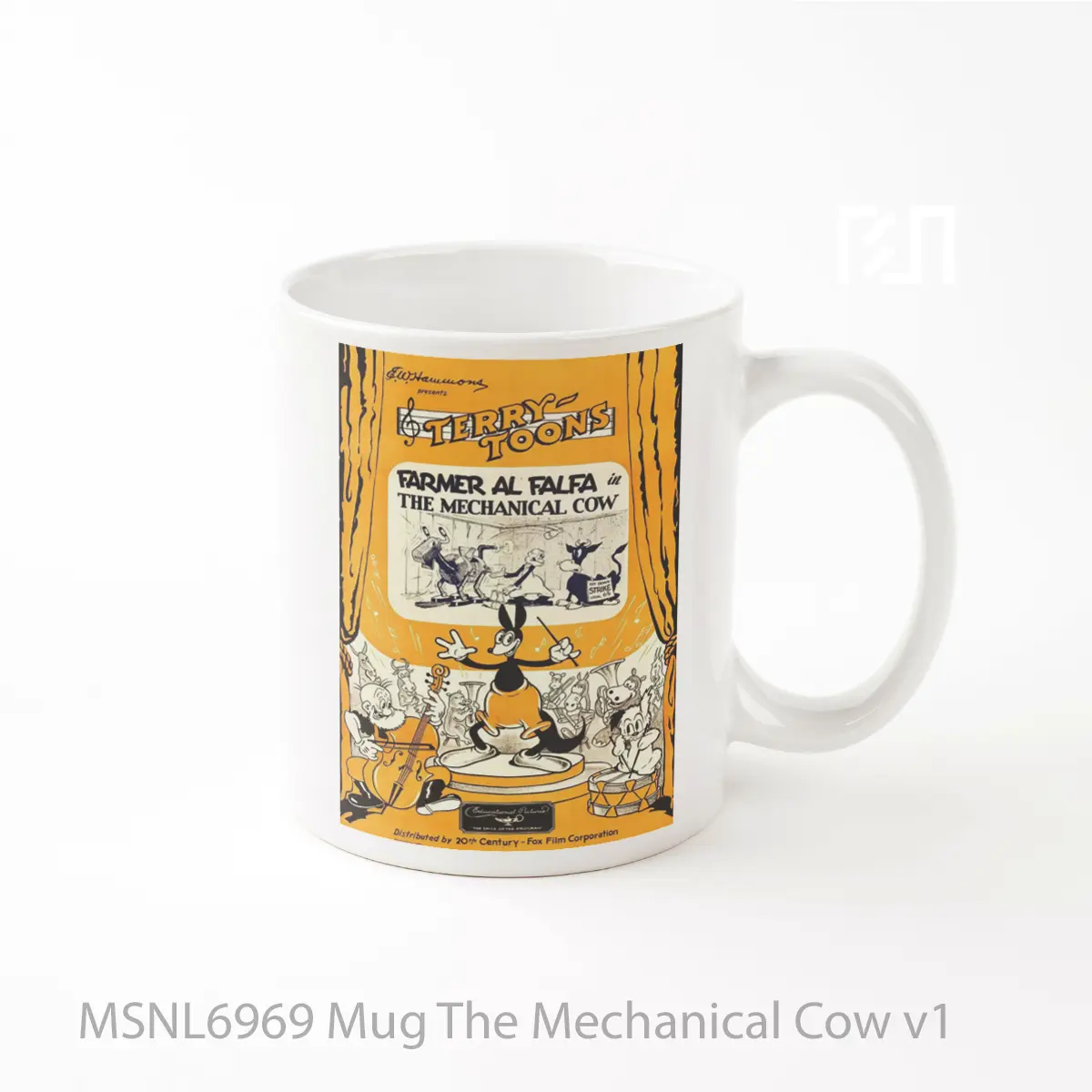Mug The Mechanical Cow V1 Gelas Keramik Tema Film MSNL6969
