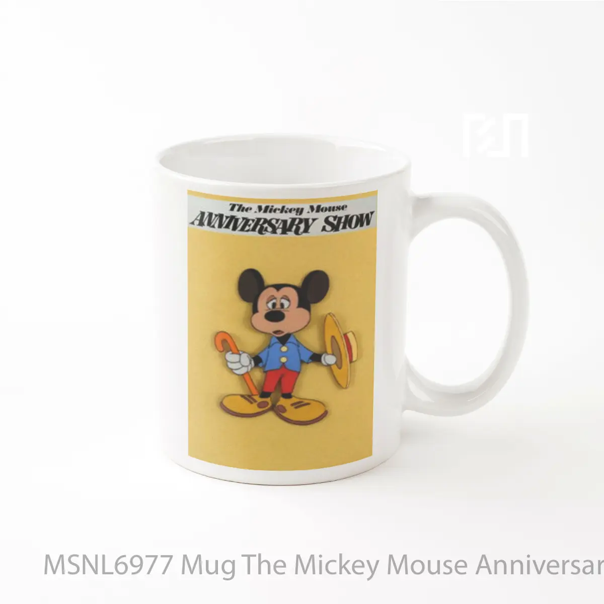 Mug The Mickey Mouse Anniversary Show Gelas Keramik Tema Film MSNL6977