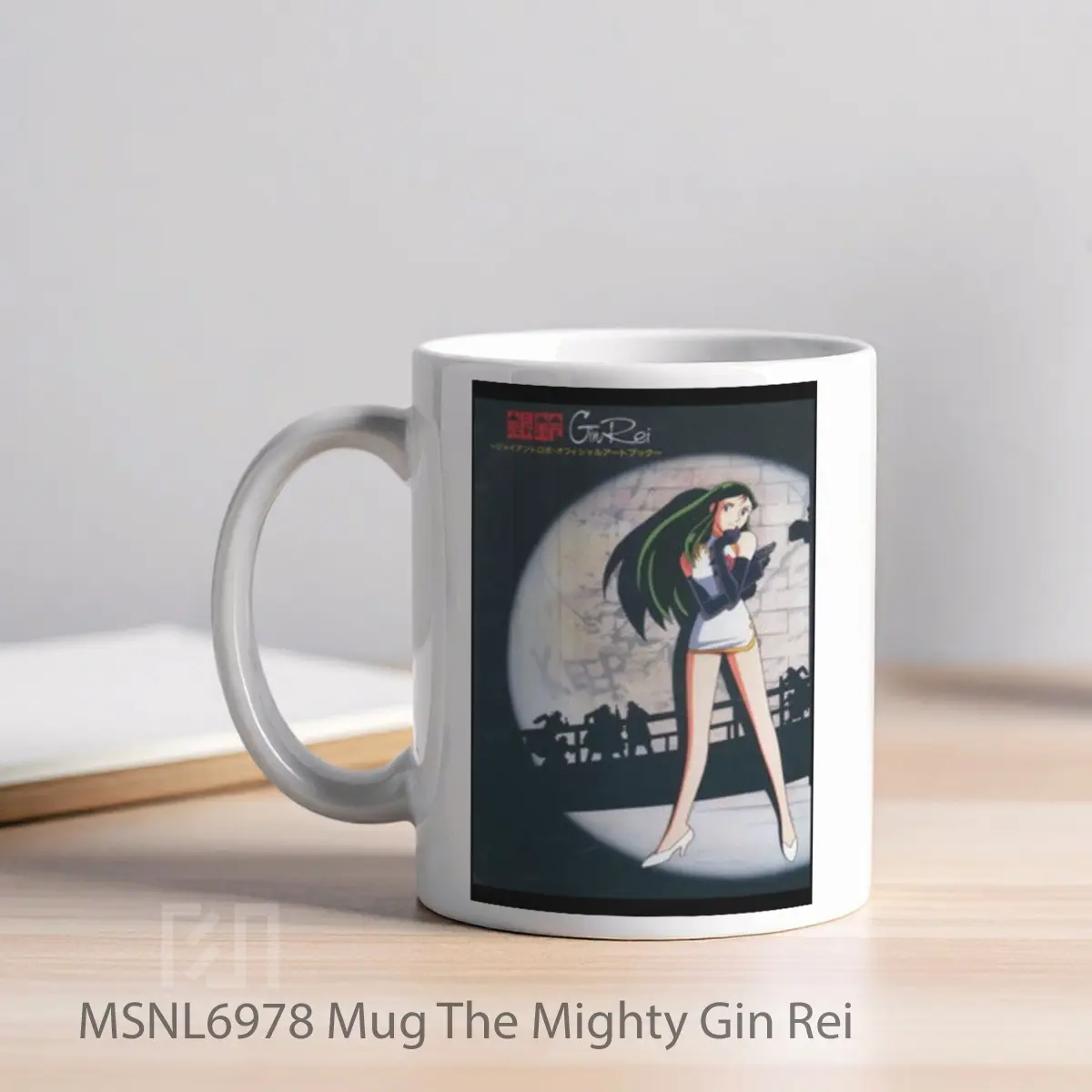 Mug The Mighty Gin Rei Gelas Keramik Tema Film MSNL6978 - Tampak Kiri