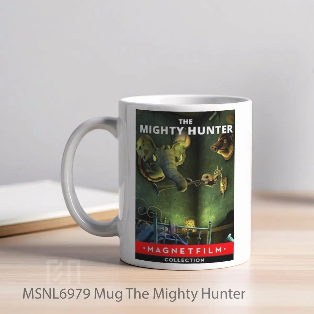 Mug The Mighty Hunter Gelas Keramik Tema Film MSNL6979 - Tampak Kiri