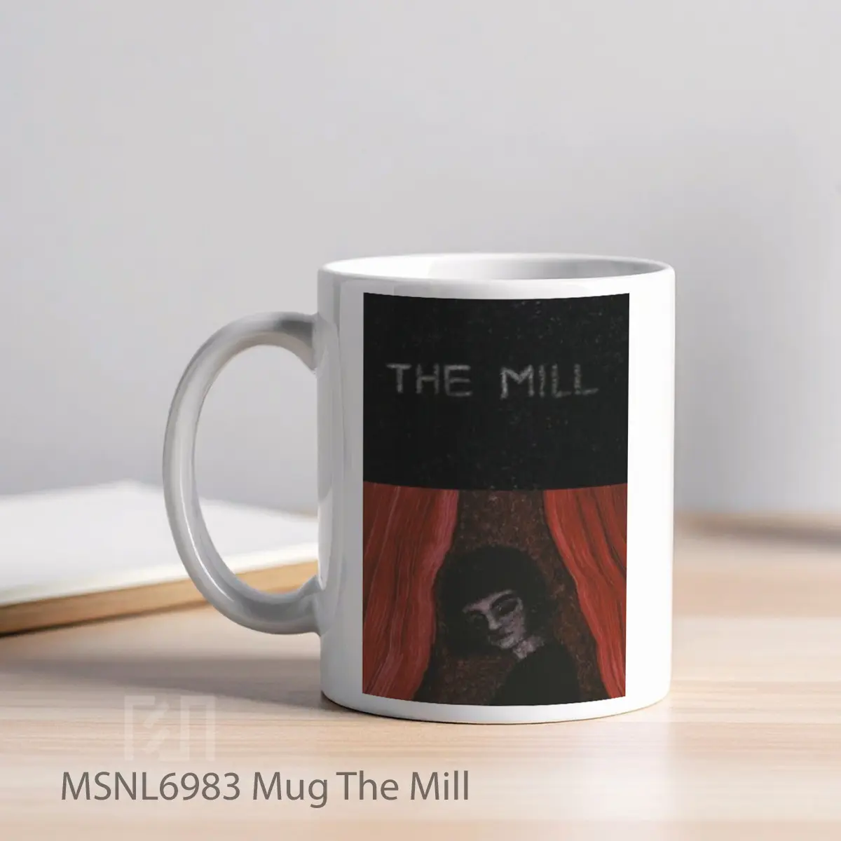 Mug The Mill Gelas Keramik Tema Film MSNL6983 - Tampak Kiri