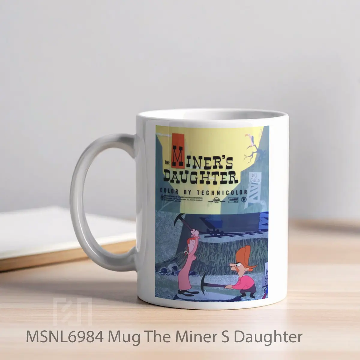 Mug The Miner S Daughter Gelas Keramik Tema Film MSNL6984 - Tampak Kiri