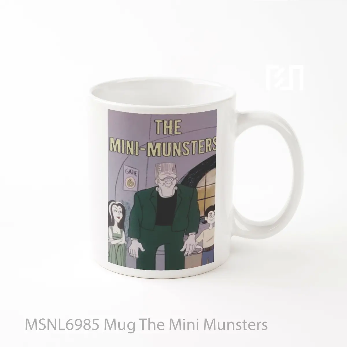 Mug The Mini Munsters Gelas Keramik Tema Film MSNL6985