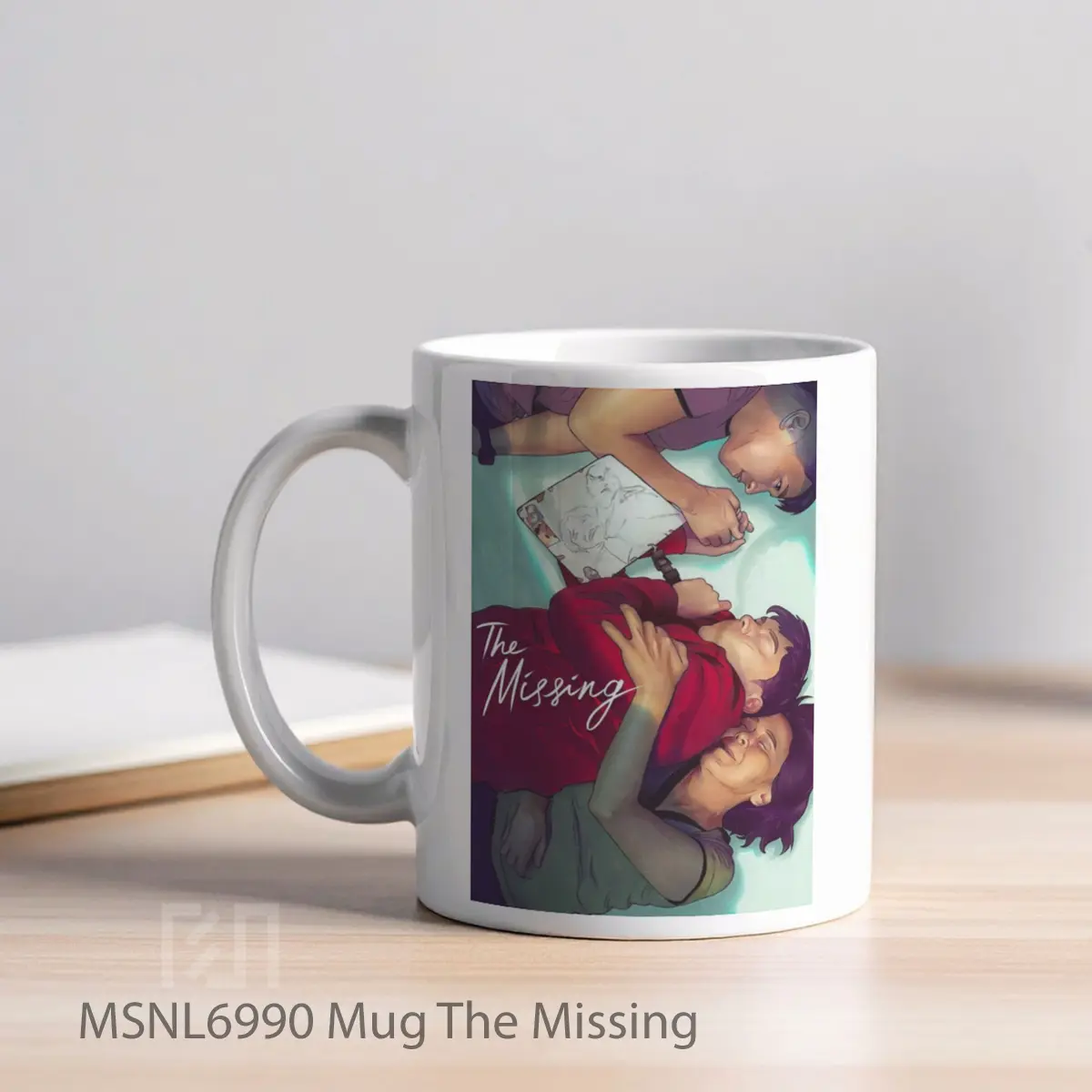 Mug The Missing Gelas Keramik Tema Film MSNL6990 - Tampak Kiri