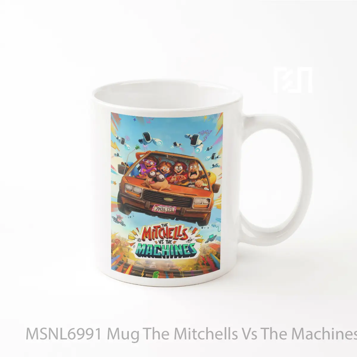 Mug The Mitchells Vs The Machines Gelas Keramik Tema Film MSNL6991