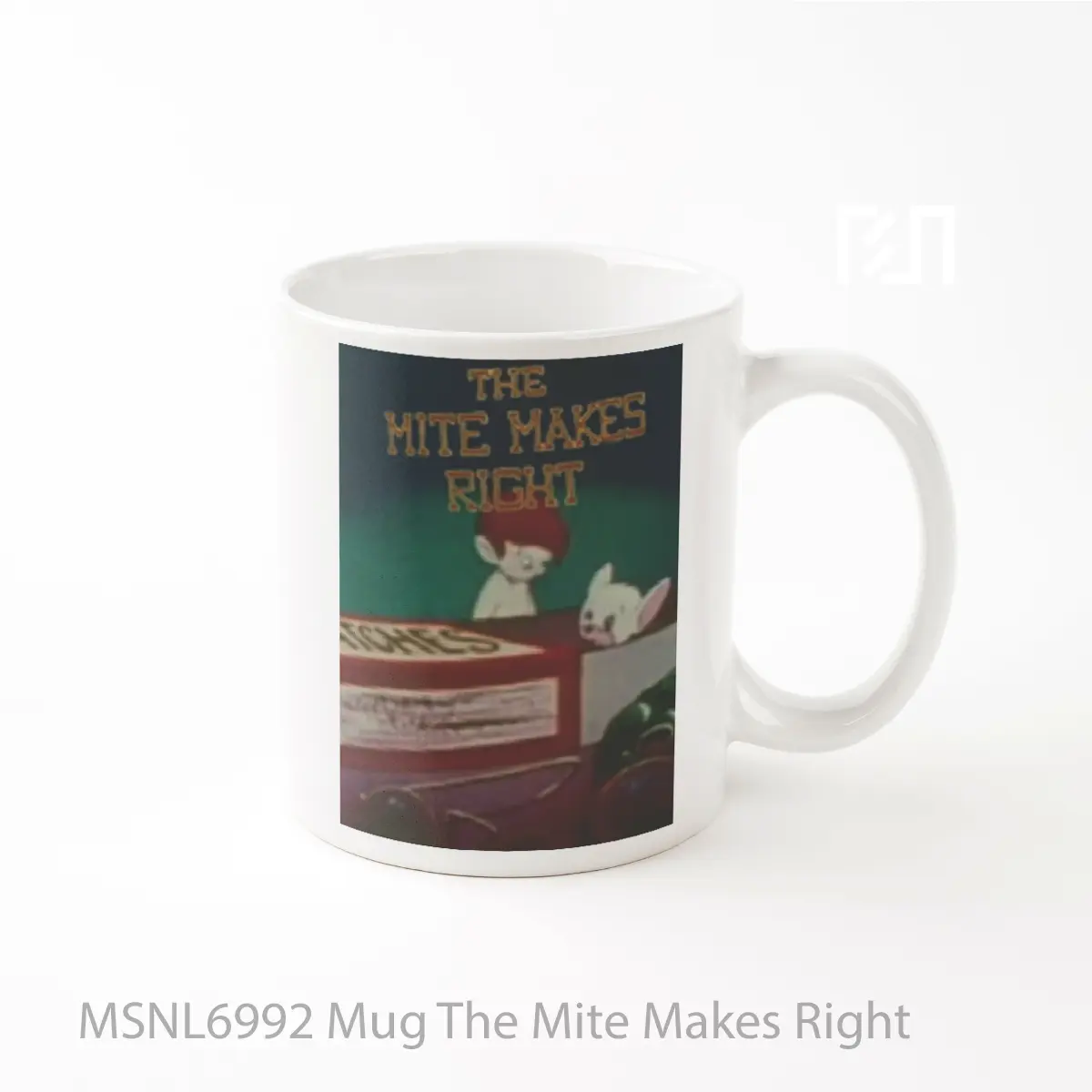 Mug The Mite Makes Right Gelas Keramik Tema Film MSNL6992