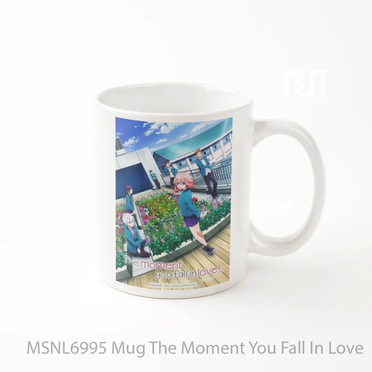 Mug The Moment You Fall In Love Gelas Keramik Tema Film MSNL6995