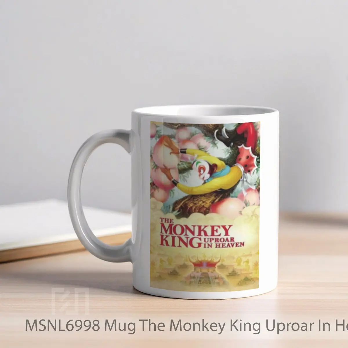 Mug The Monkey King Uproar In Heaven Gelas Keramik Tema Film MSNL6998 - Tampak Kiri