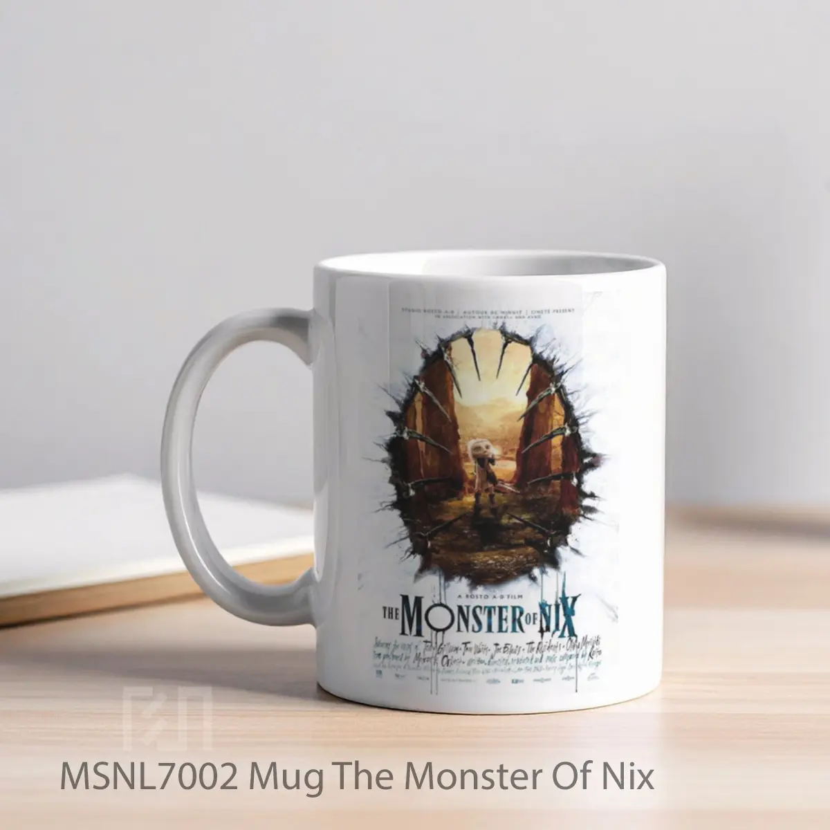 Mug The Monster Of Nix Gelas Keramik Tema Film MSNL7002 - Tampak Kiri
