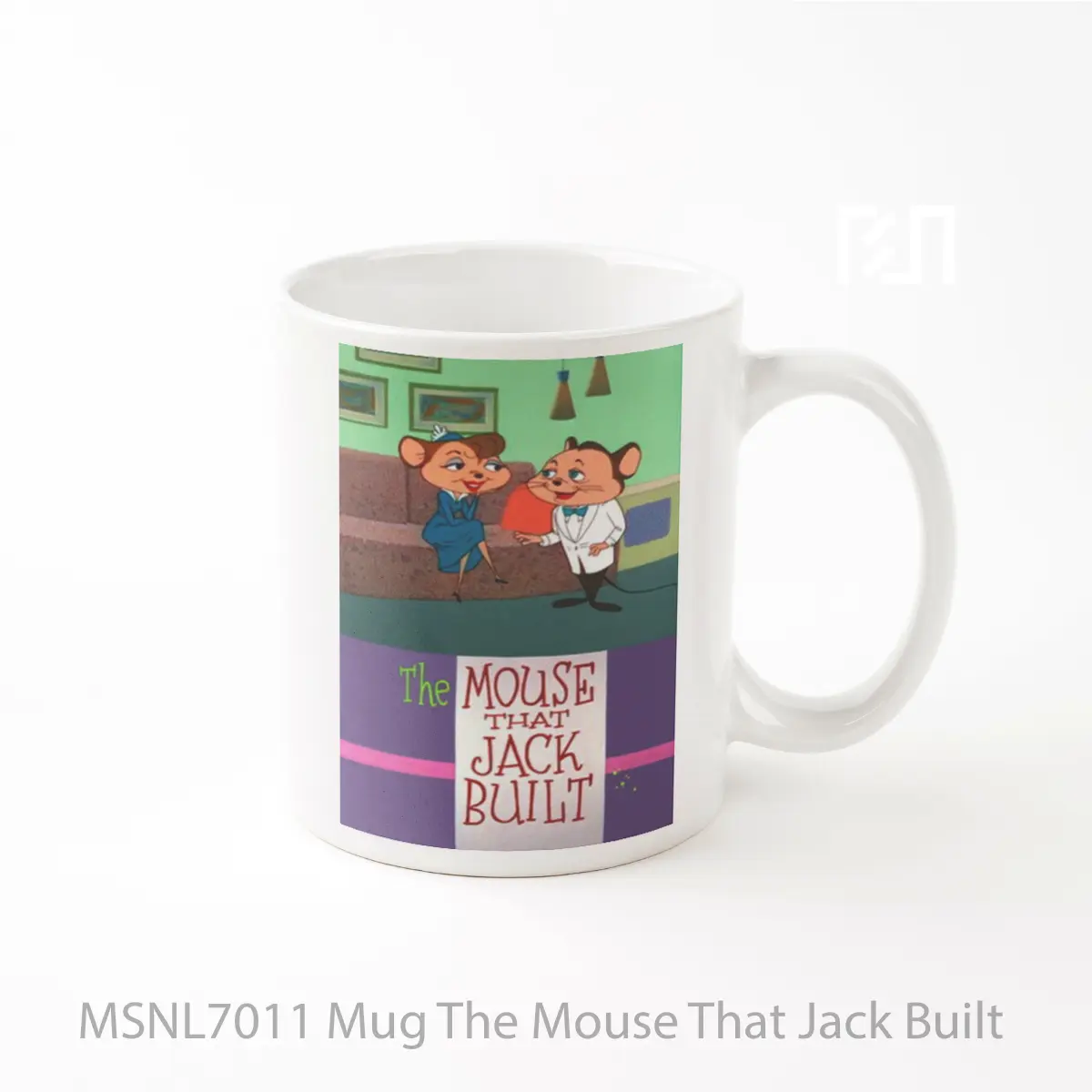 Mug The Mouse That Jack Built Gelas Keramik Tema Film MSNL7011