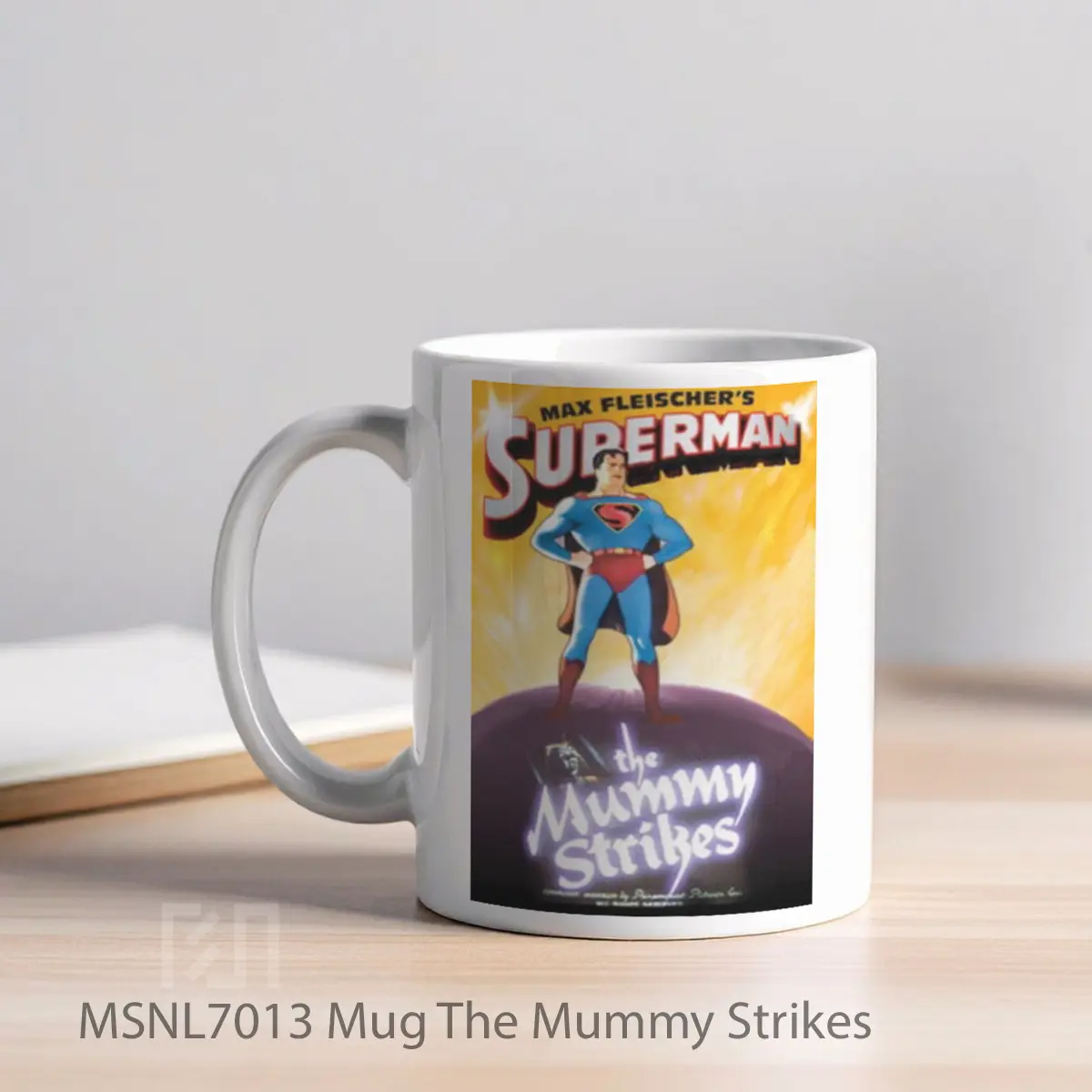 Mug The Mummy Strikes Gelas Keramik Tema Film MSNL7013 - Tampak Kiri