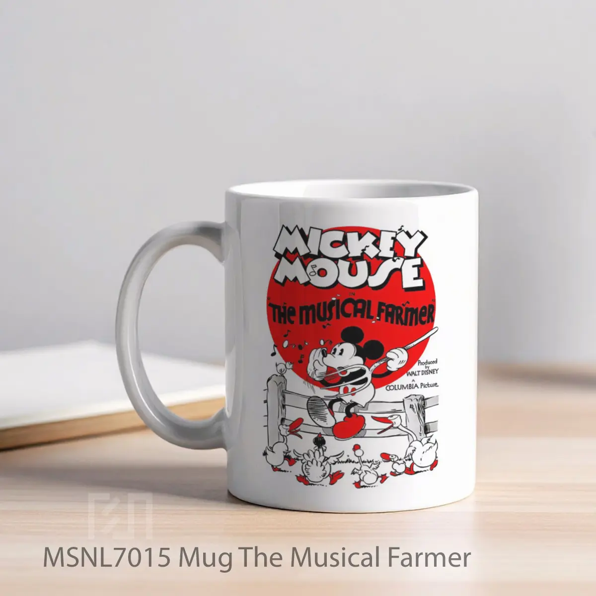 Mug The Musical Farmer Gelas Keramik Tema Film MSNL7015 - Tampak Kiri
