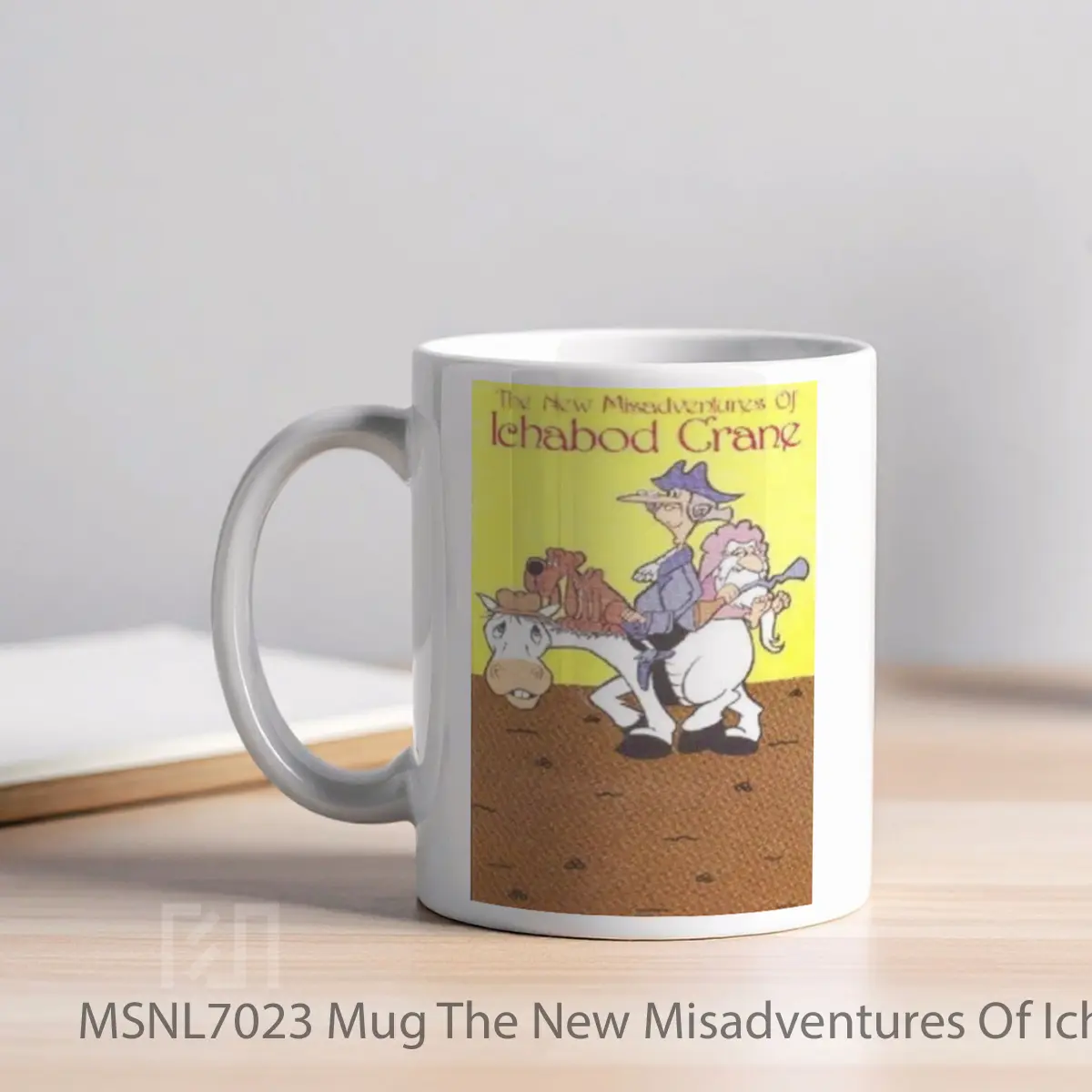 Mug The New Misadventures Of Ichabod Crane Gelas Keramik Tema Film MSNL7023 - Tampak Kiri