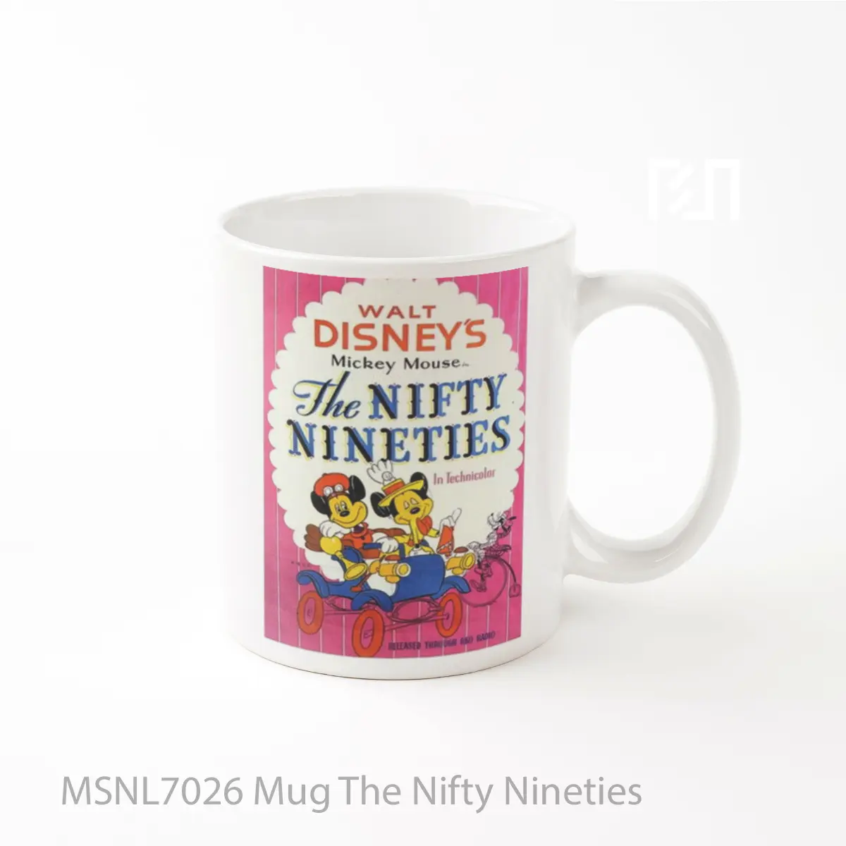 Mug The Nifty Nineties Gelas Keramik Tema Film MSNL7026
