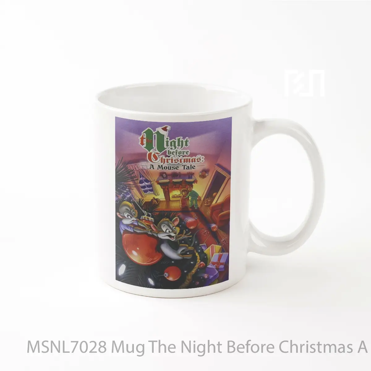 Mug The Night Before Christmas A Mouse Tale Gelas Keramik Tema Film MSNL7028