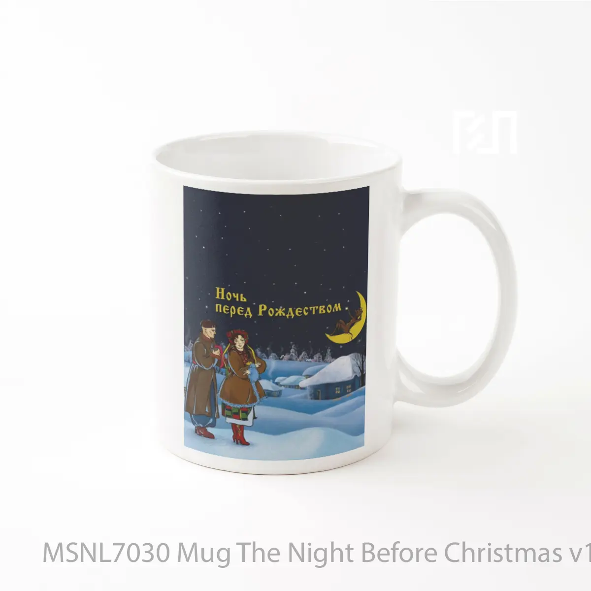 Mug The Night Before Christmas V1 Gelas Keramik Tema Film MSNL7030