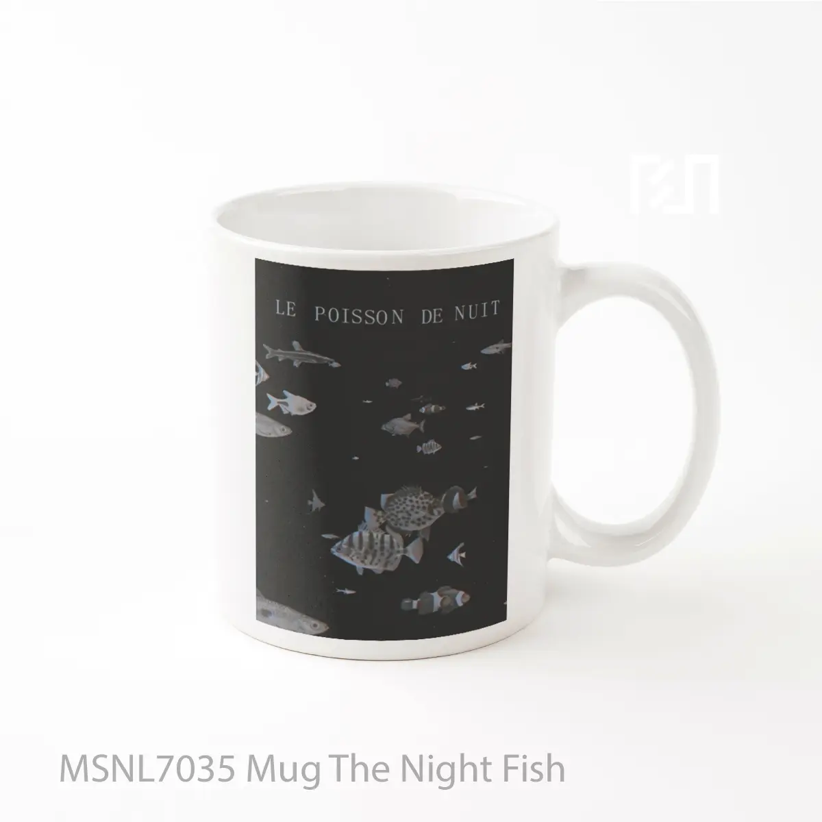 Mug The Night Fish Gelas Keramik Tema Film MSNL7035