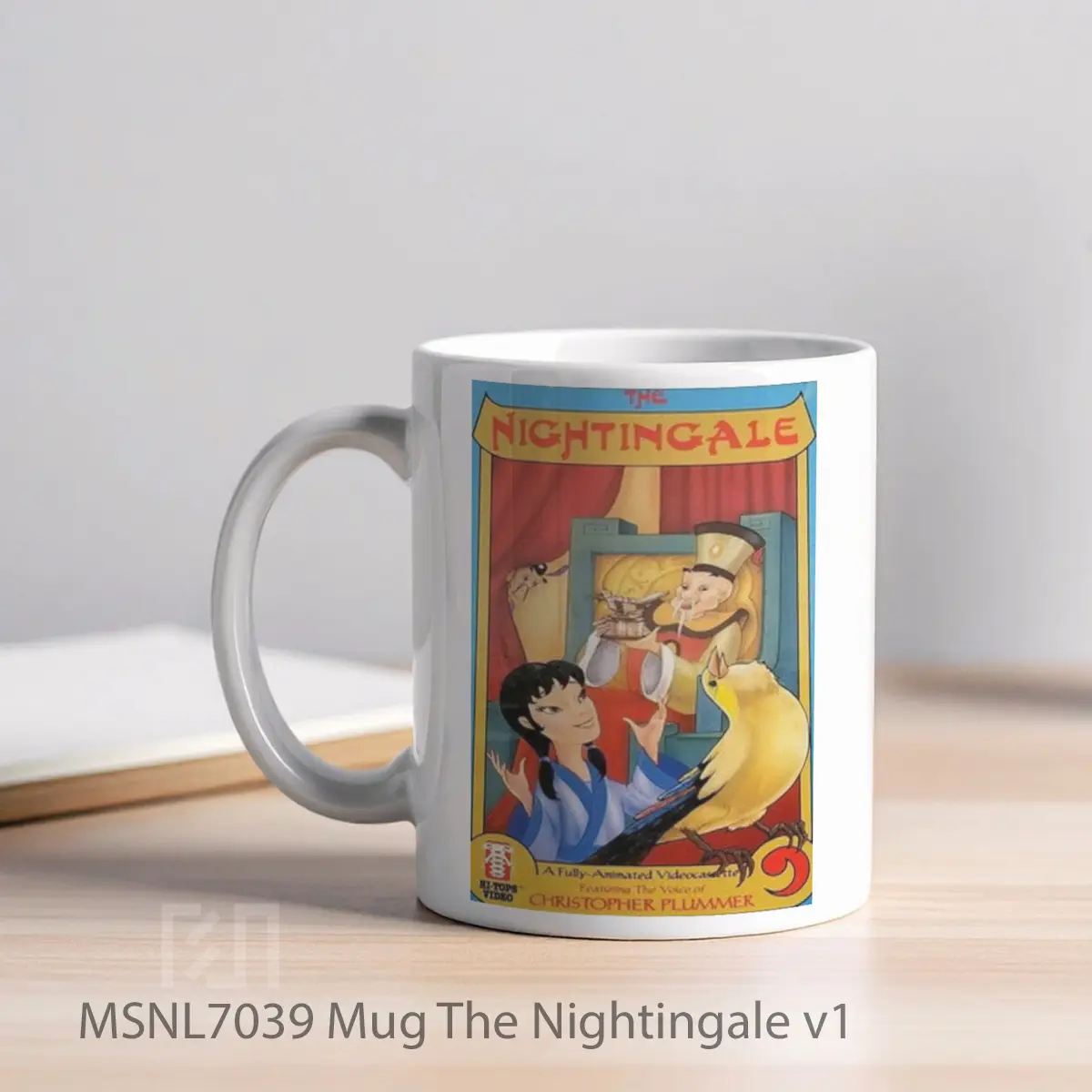Mug The Nightingale V1 Gelas Keramik Tema Film MSNL7039 - Tampak Kiri