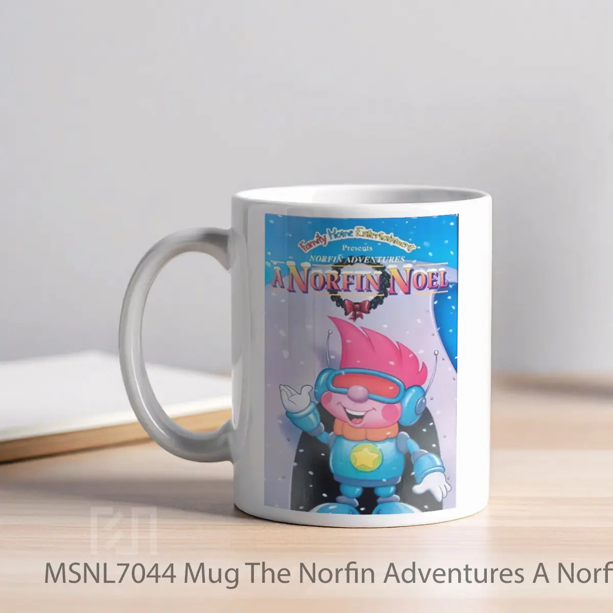 Mug The Norfin Adventures A Norfin Noel Gelas Keramik Tema Film MSNL7044 - Tampak Kiri