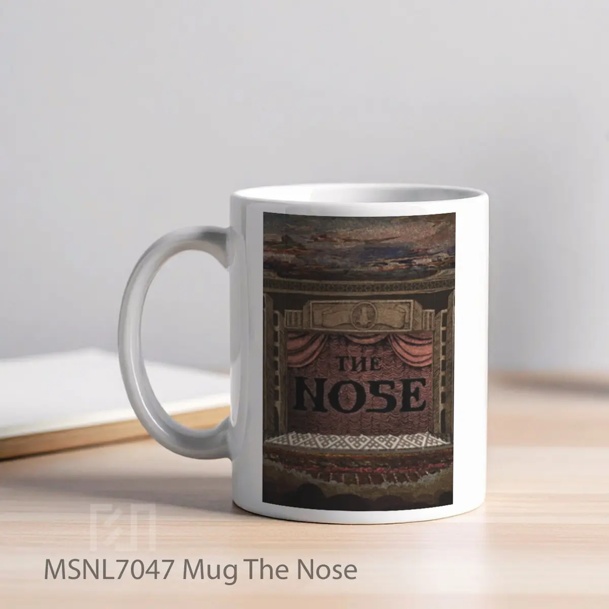 Mug The Nose Gelas Keramik Tema Film MSNL7047 - Tampak Kiri