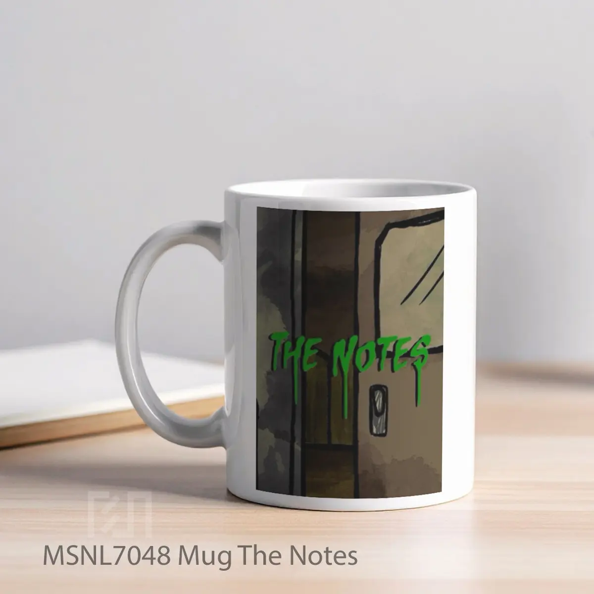 Mug The Notes Gelas Keramik Tema Film MSNL7048 - Tampak Kiri