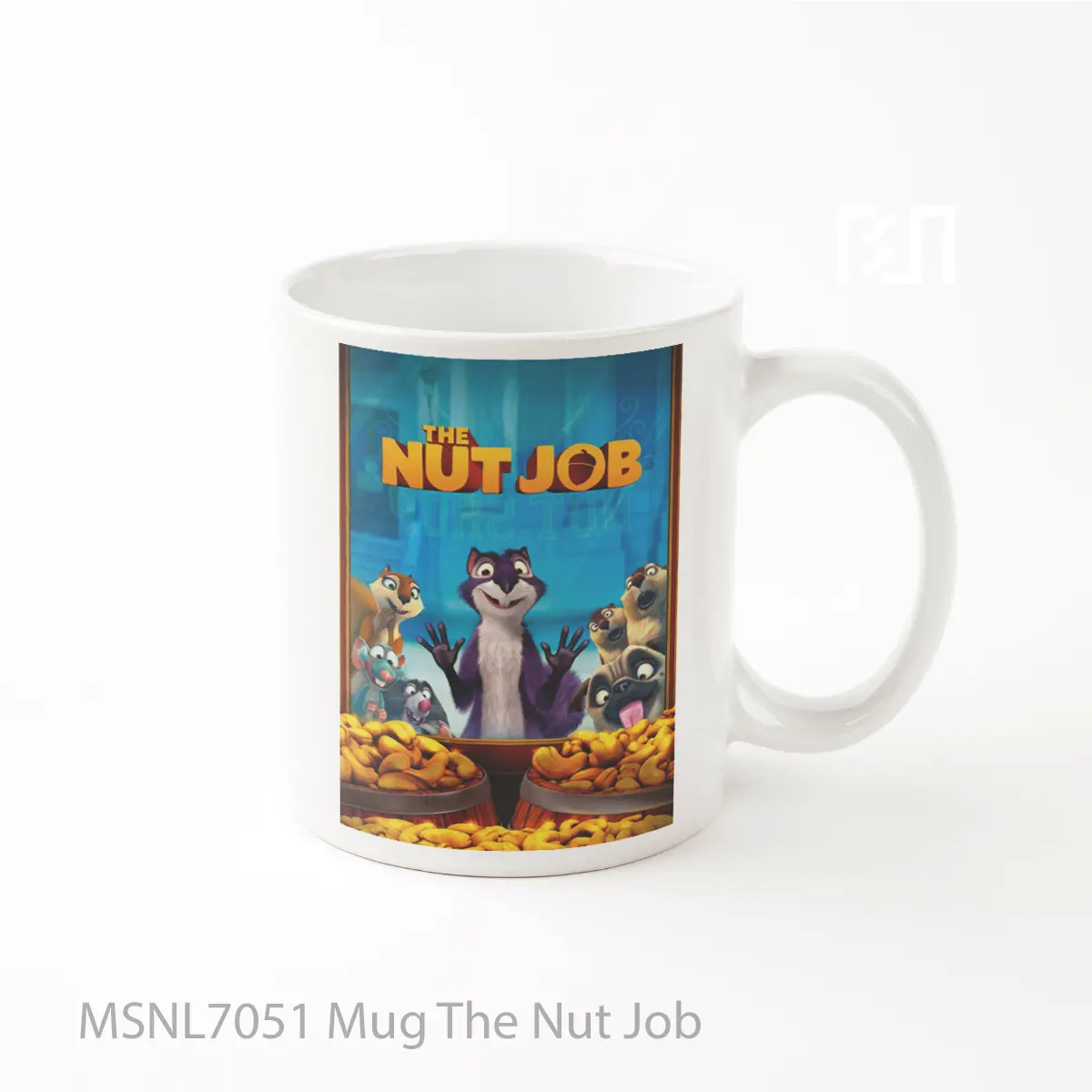 Mug The Nut Job Gelas Keramik Tema Film MSNL7051