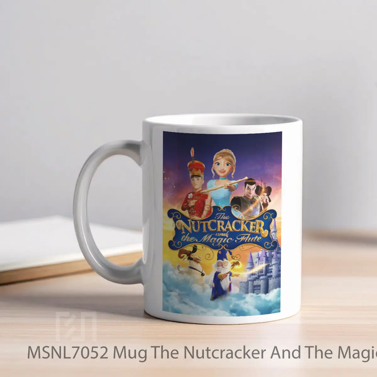 Mug The Nutcracker And The Magic Flute Gelas Keramik Tema Film MSNL7052 - Tampak Kiri