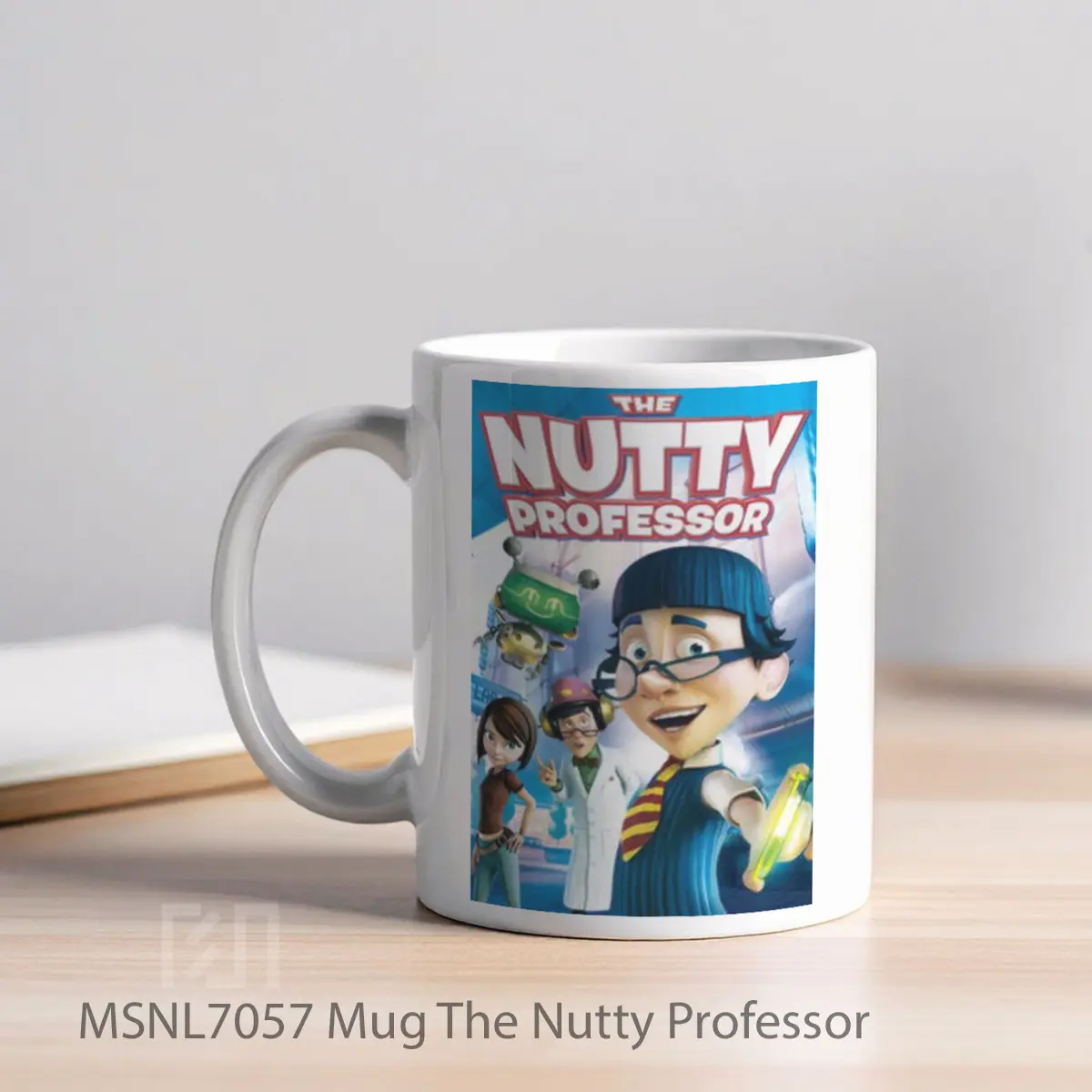 Mug The Nutty Professor Gelas Keramik Tema Film MSNL7057 - Tampak Kiri