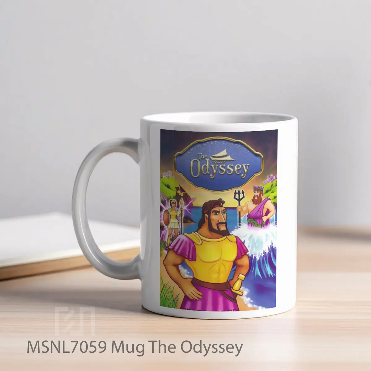 Mug The Odyssey Gelas Keramik Tema Film MSNL7059 - Tampak Kiri