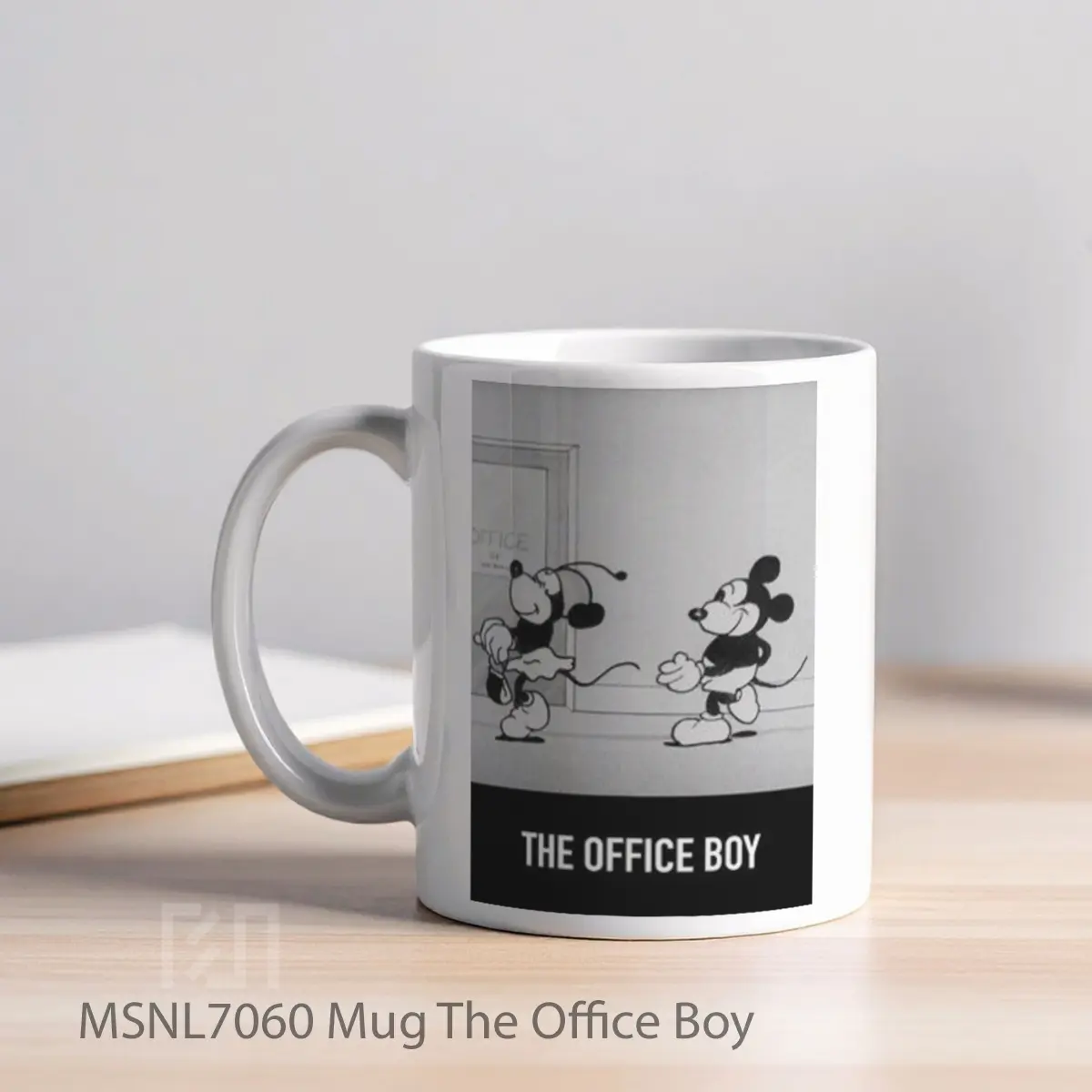 Mug The Office Boy Gelas Keramik Tema Film MSNL7060 - Tampak Kiri
