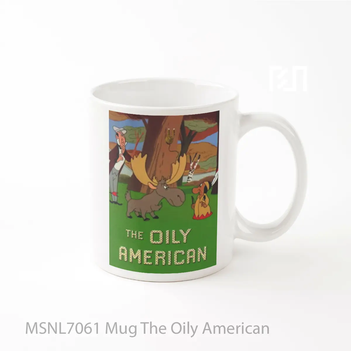 Mug The Oily American Gelas Keramik Tema Film MSNL7061