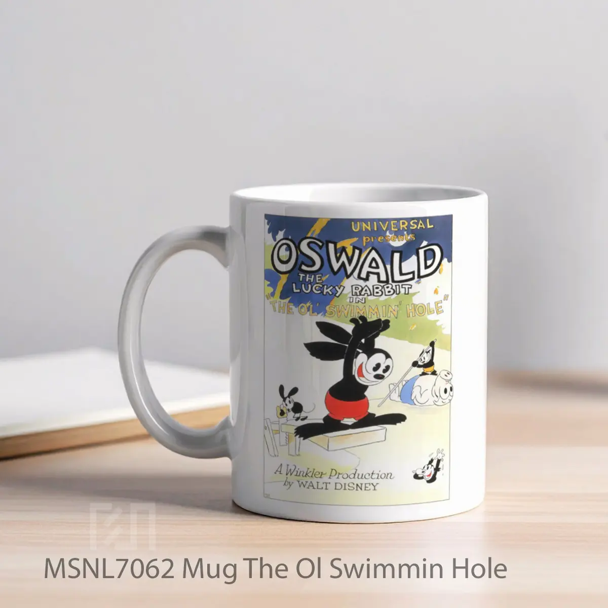 Mug The Ol Swimmin Hole Gelas Keramik Tema Film MSNL7062 - Tampak Kiri