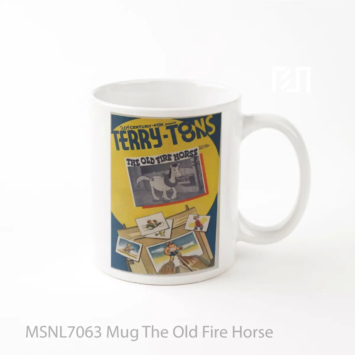 Mug The Old Fire Horse Gelas Keramik Tema Film MSNL7063