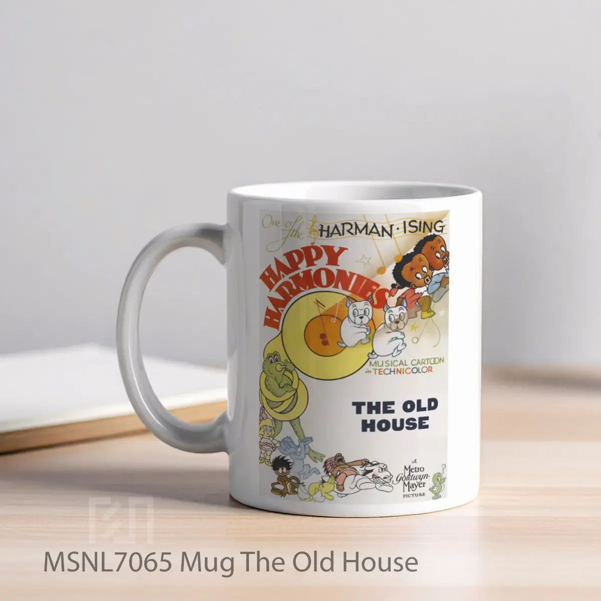 Mug The Old House Gelas Keramik Tema Film MSNL7065 - Tampak Kiri