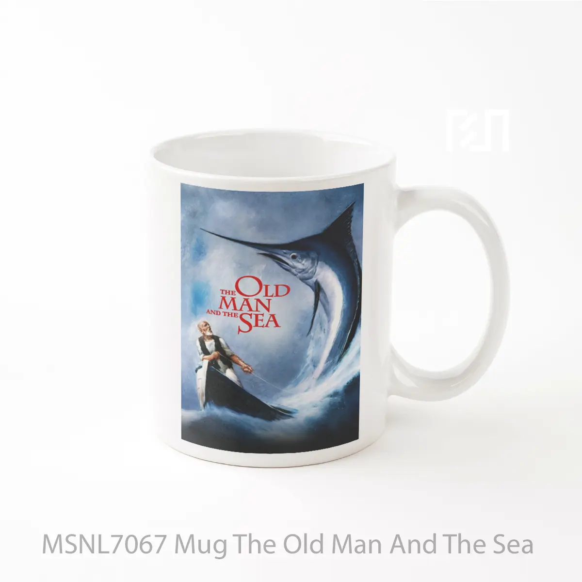 Mug The Old Man And The Sea Gelas Keramik Tema Film MSNL7067