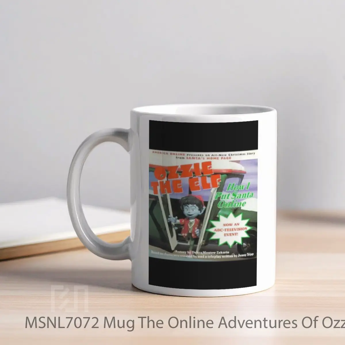 Mug The Online Adventures Of Ozzie The Elf Gelas Keramik Tema Film MSNL7072 - Tampak Kiri