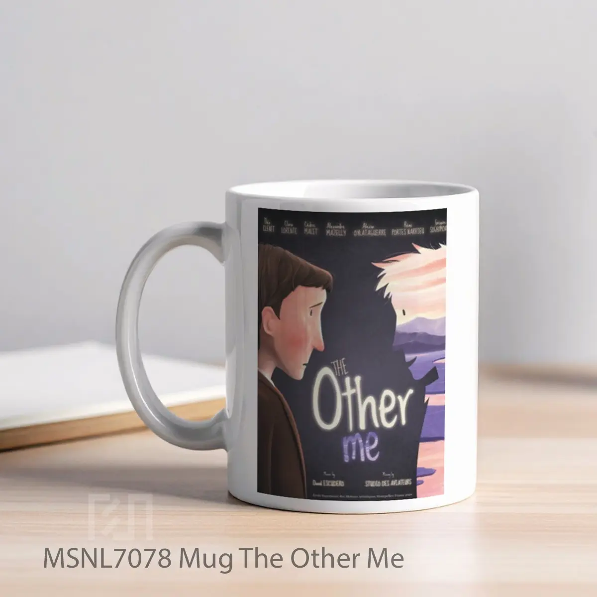 Mug The Other Me Gelas Keramik Tema Film MSNL7078 - Tampak Kiri