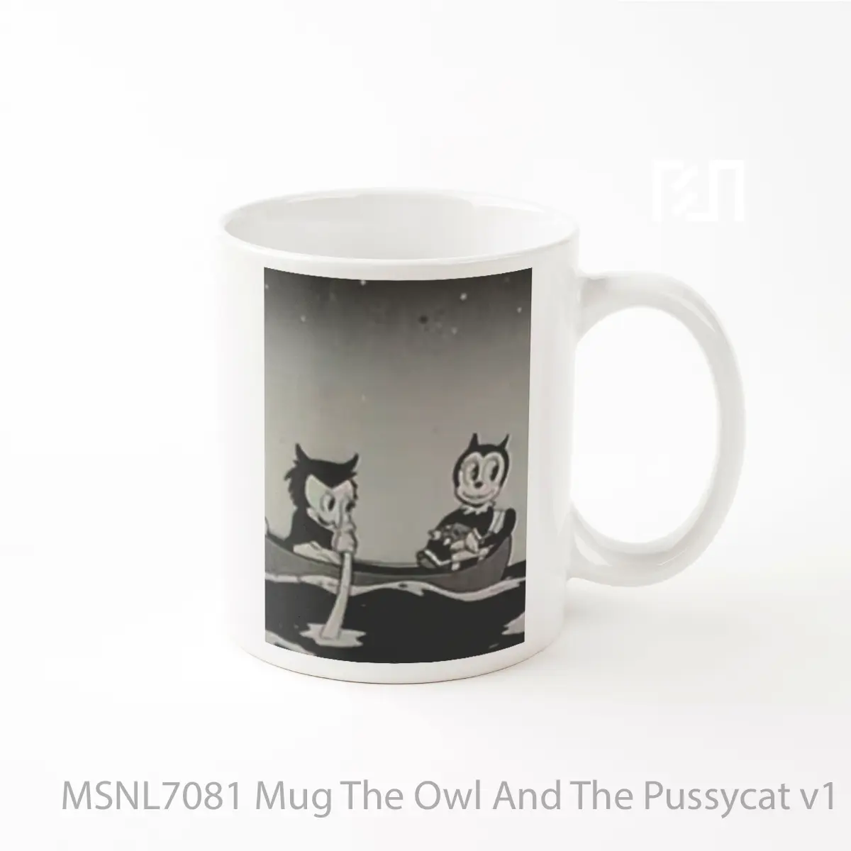 Mug The Owl And The Pussycat V1 Gelas Keramik Tema Film MSNL7081