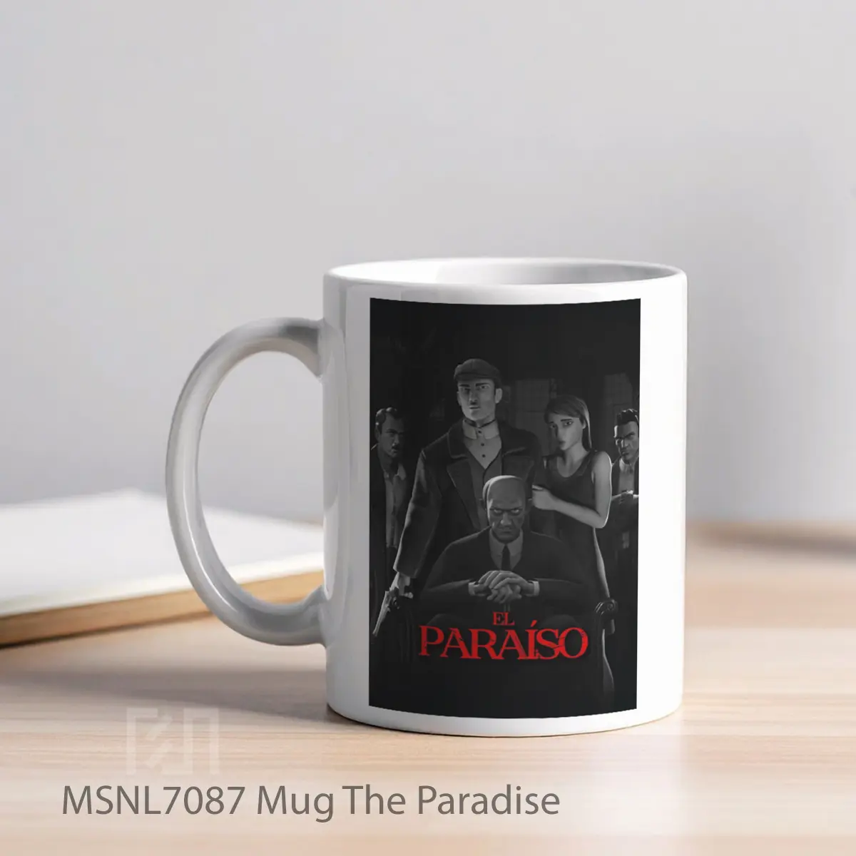 Mug The Paradise Gelas Keramik Tema Film MSNL7087 - Tampak Kiri