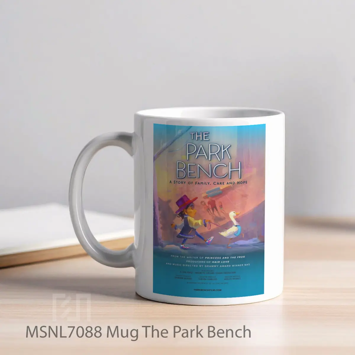 Mug The Park Bench Gelas Keramik Tema Film MSNL7088 - Tampak Kiri