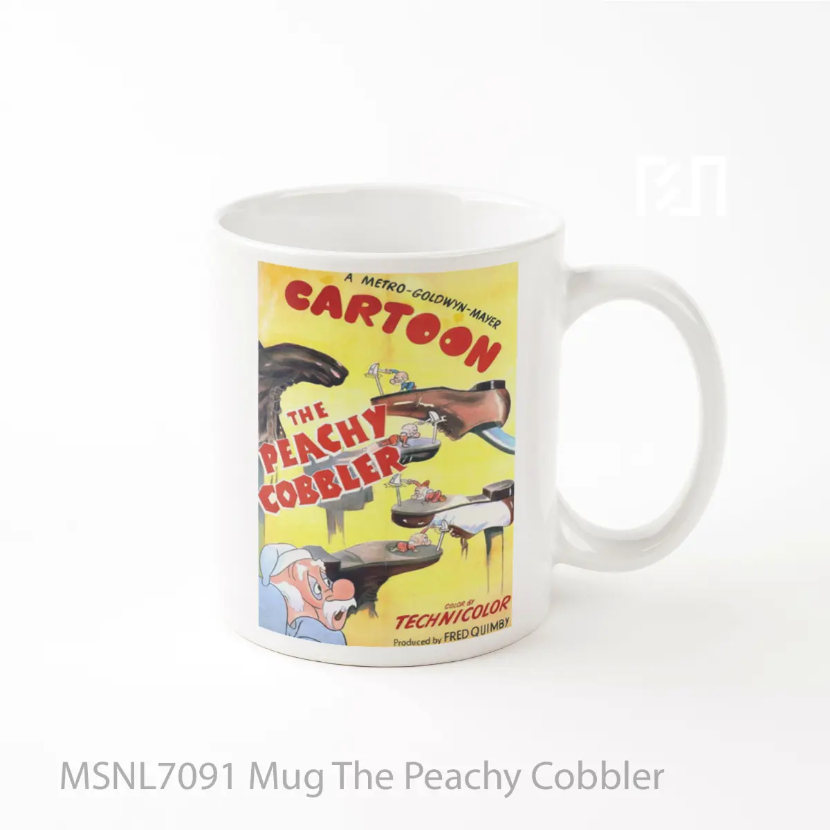 Mug The Peachy Cobbler Gelas Keramik Tema Film MSNL7091
