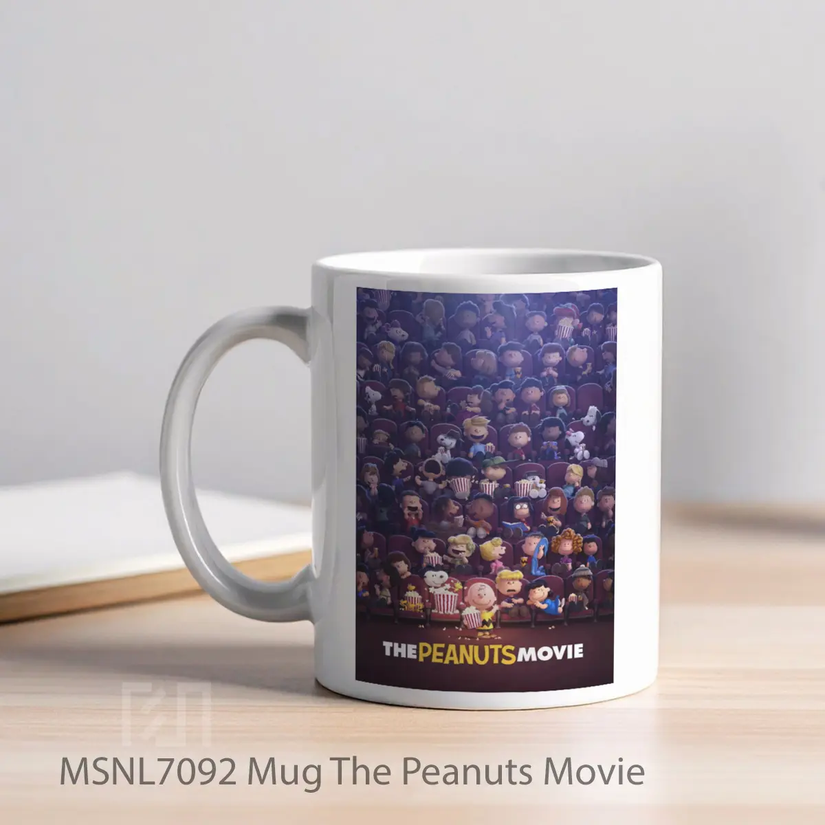 Mug The Peanuts Movie Gelas Keramik Tema Film MSNL7092 - Tampak Kiri