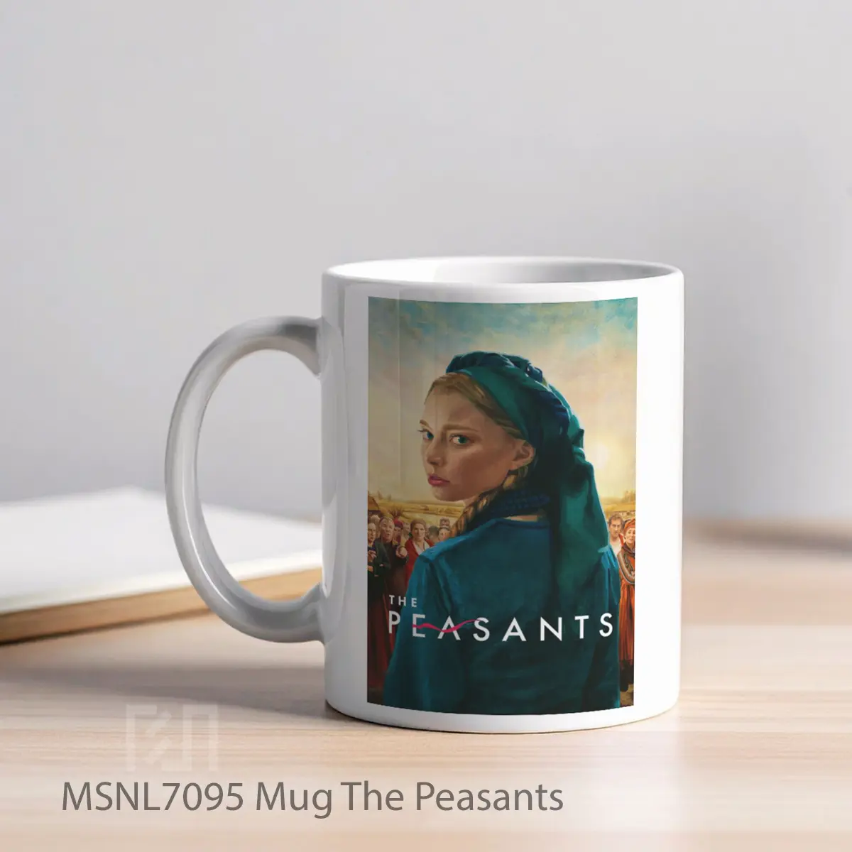 Mug The Peasants Gelas Keramik Tema Film MSNL7095 - Tampak Kiri